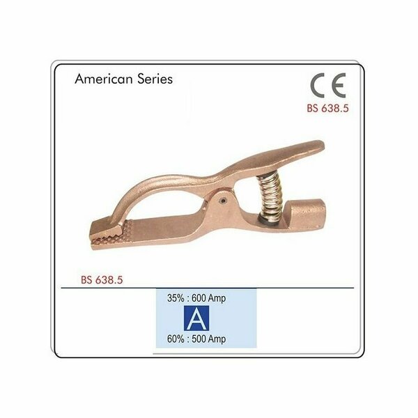 Star Tech Weld Copper Ground Clamp Compatible with Lenco Welding Ground Clamp 500 Amps LG-500